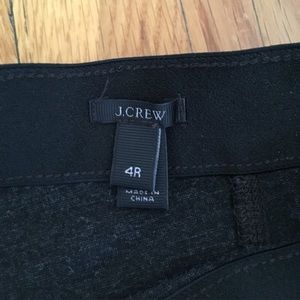 J. Crew Grey Pixie Pant Zip Leggings